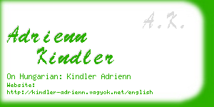 adrienn kindler business card